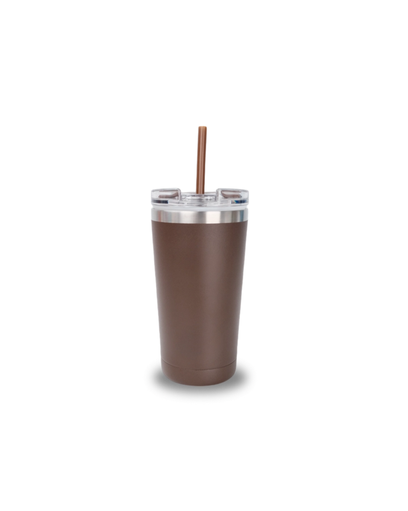 Straw Lid Mocha 16oz