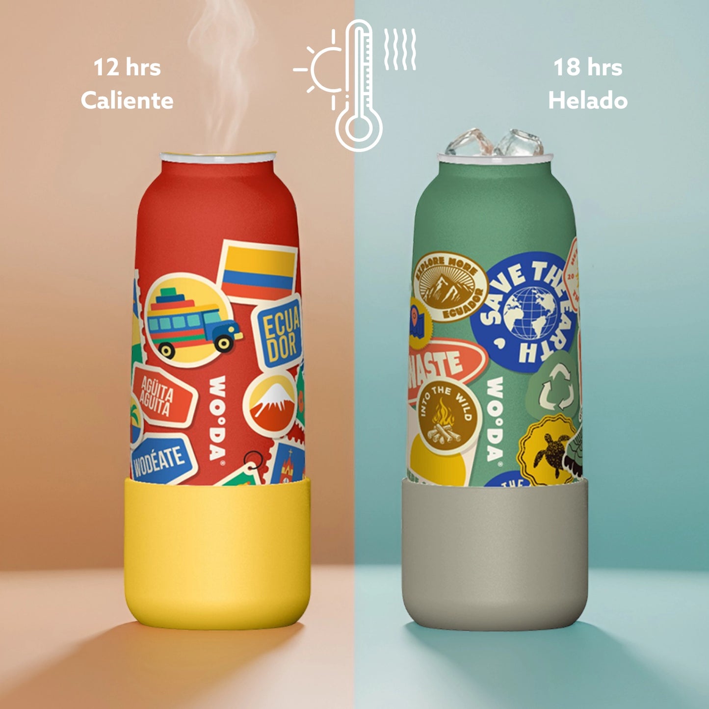 Woda Pocket 18oz (0.53L) - Marine Life