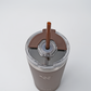 Straw Lid Mocha 16oz