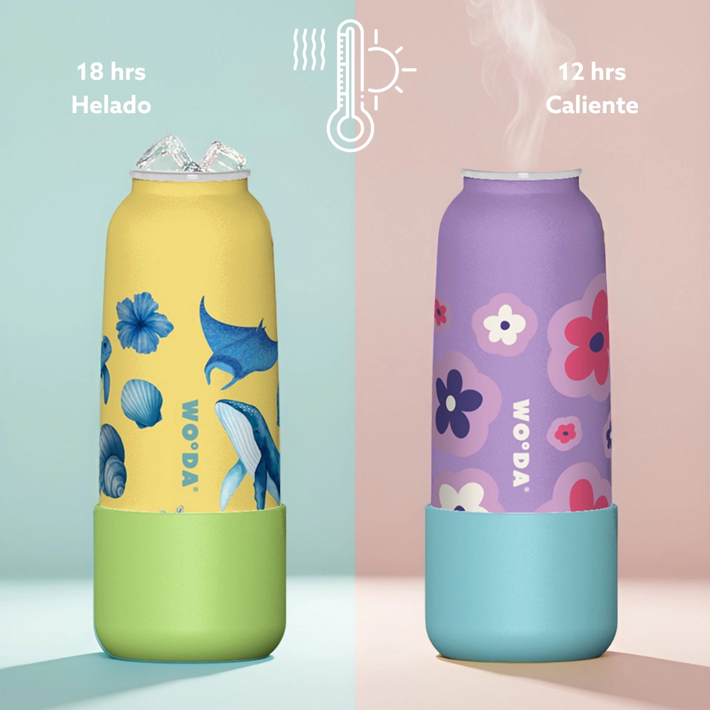 Woda Pocket 18oz (0.53L) - Marine Life